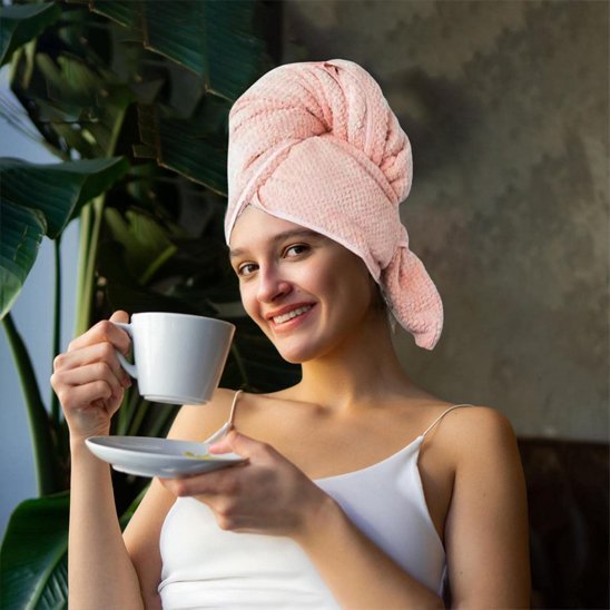 Serviette pour cheveux microfibre | UltraSéchage - Beautefutee