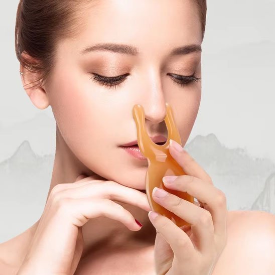 Gua Sha en Jade Naturel | Éclat Ancestral - Beautefutee