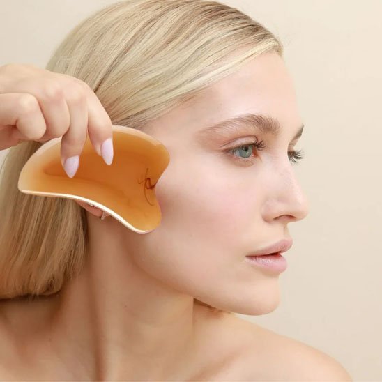 Gua Sha en Jade Naturel | Éclat Ancestral - Beautefutee