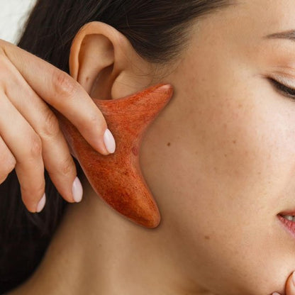 Gua Sha en Pierre Naturelle | Sculpteur Facial - Beautefutee