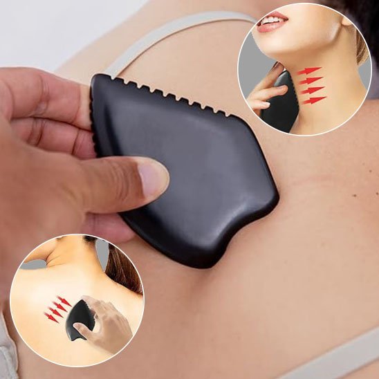 Pierre gua sha | Jade Naturel - Beautefutee