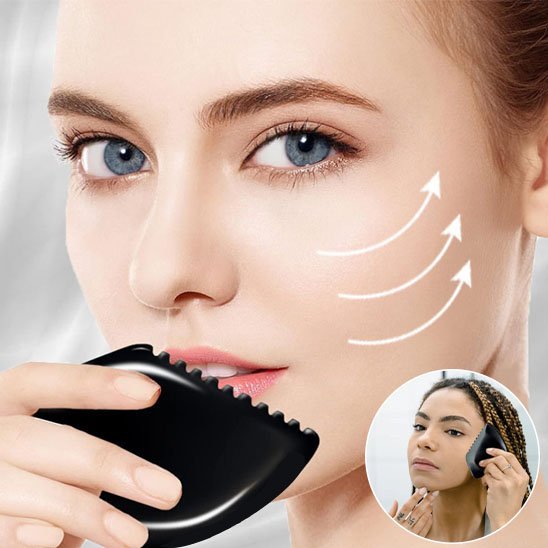 Pierre gua sha | Jade Naturel - Beautefutee