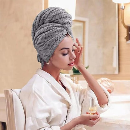 Serviette pour cheveux microfibre | UltraSéchage - Beautefutee