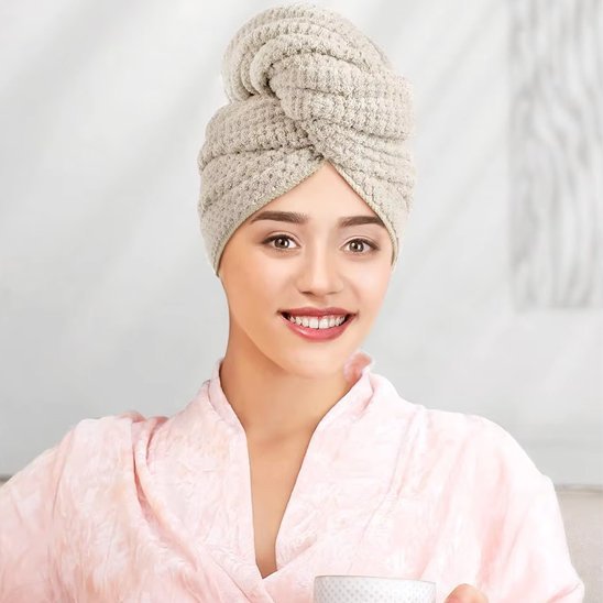 Serviette pour cheveux microfibre | UltraSéchage - Beautefutee